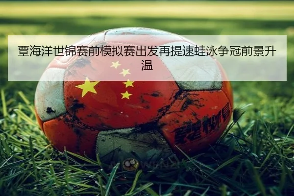 覃海洋世锦赛前模拟赛出发再提速蛙泳争冠前景升温